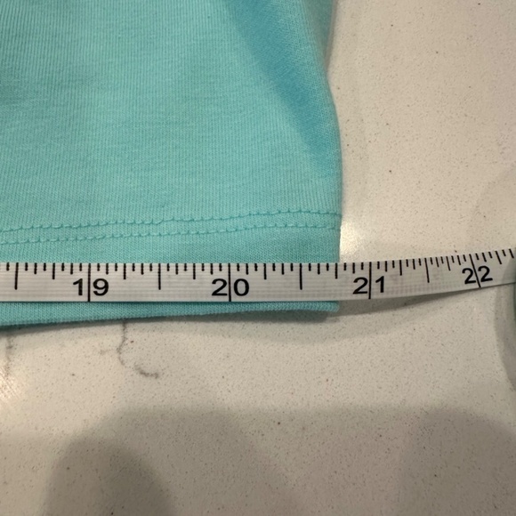 ☘️☘️☘️Wild Fable Women's Boxy T-Shirt Large Aqua Cuffed Short Sleeve ☘️☘️☘️ - Picture 7 of 8